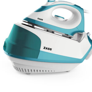 Statie de calcat Zass SG 03 culoare Albastra, presiune puternica a aburului de 4,5 bari, rezervor de apa de 1.2 litri, putere boiler 1500 W, putere fier de calcat 800 W, debit de abur 110 g/min