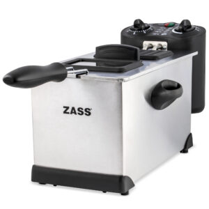 Friteuza Zass ZDF 02, Putere 2000W, Capacitate 3L, Temporizator 30min, Termostat reglabil 130-190 grade