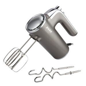 Mixer de mana 400 W Zass ZHM 07, 400W, 6 trepte de viteza + Turbo, culoare Gri