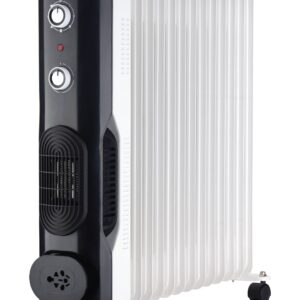 Calorifer electric cu ulei si aeroterma Zass ZRL 13 N, 2600 W, 13 elementi, termostat reglabil, protectie la supraincalzire