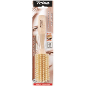 Perie pentru par Trisa De Luxe Forming Medium, semirotunda, cu par natural de porc, Cod 629200
