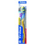 Periuta de dinti manuala Trisa Flexible Head 3 Medium 517429 Galben