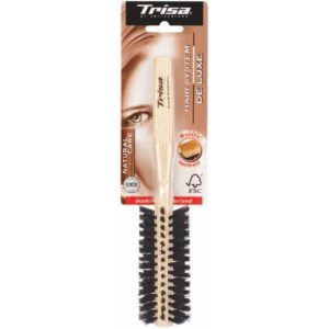 Perie pentru par Trisa De Luxe Styling Small cu par natural de mistret, Cod 629090