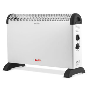 Convector Zass ZKH 07, 2 trepte de putere 900W/1800W, termostat reglabil, protectie la supraincalzire