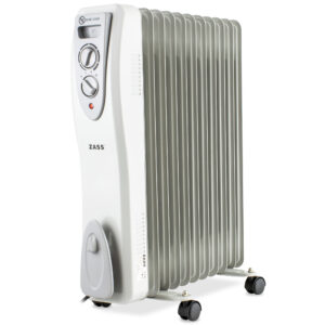 Calorifer cu ulei Zass ZR 11 F, 3 trepte de putere: 1000 W /1500 W /2500 W, numar elementi 11, protectie la supraincalzire
