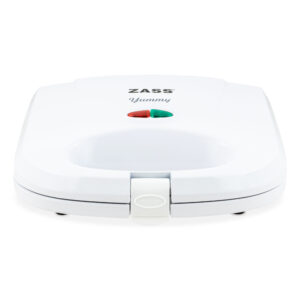 Sandwich-maker Zass ZSM 01, 750W, placi grill teflonate, indicator luminos, Alb