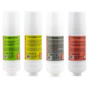 Set 4 filtre Zass WFRS 04, Sediment, Precarbon, Membrana, Post-Carbon, Compatibil ZTWD 03 WF si ZTWD 04 WF