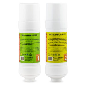 Set 2 filtre dozator Zass WFRS 05 (Sediment si Precarbon) de schimb la 6 luni pentru dozatoarele cu sistem de filtrare de birou