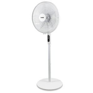 Ventilator cu picior ajustabil si telecomanda Zass ZFTRA 1608, putere 55W, 3 trepte de viteza, oscilatie 90 grade dreapta-stanga