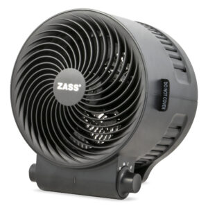 Aeroterma electrica portabila cu ventilator Zass ZFH 10 , Putere 2000W, Protectie la Supraincalzire,Functie ventilare aer,culoare Negru