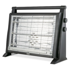 Radiator cu quartz si umidificator Zass ZQH 07, 1800W, 2 trepte, Functie de umidificare, Termostat reglabil, Negru