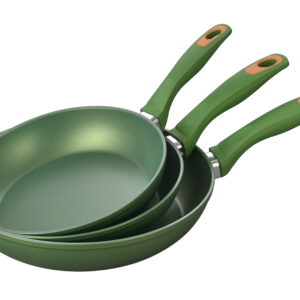 Set tigai antiaderente din aluminiu turnat sub presiune Zass Gourmet ZG-ACS 06, Verde