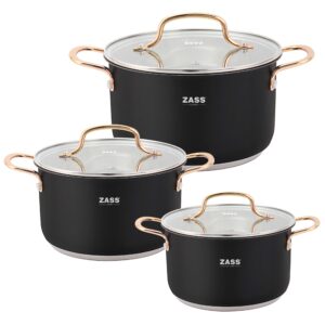 Set oale Inox cu capac Zass Gourmet ZG-SCS 01