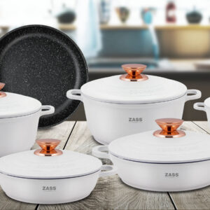 Set oale de inalta calitate din aluminiu Zass Gourmet ZG-ACS 01 – imaginea 2