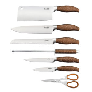 Set cutite + Ustensile de bucatarie Zass Gourmet ZG-KS 05 – imaginea 2