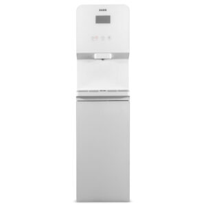 Dozator apa comercial ZWD 24 WF ZASS, De podea, Cu sistem de filtrare si Purificare cu lampa UV, Apa calda/rece, Racire cu compresor, Alb