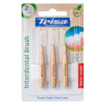 Periute de dinti manuale interdentare Trisa Natural Clean ISO 2