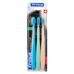 Periute de dinti manuale Trisa Compact Soft peri moi ultrasubtiri