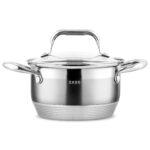 Oala din inox Zass Gourmet ZG-SC01-16 cu capac