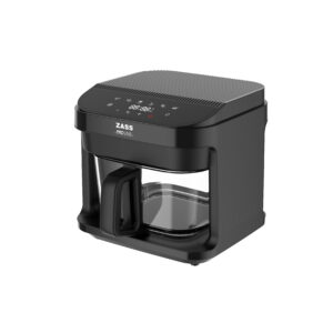 Friteuza cu aer cald ZASS ZAF 11, putere 1200 W, capacitate 5.5 l, cos de sticla securizata, panou de control LED, culoare negru