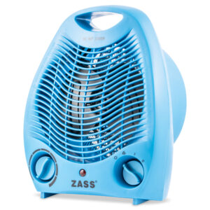 Aeroterma electrica Zass ZFH 02C, culoare albastra, 2 trepte de putere: 1000W / 2000W