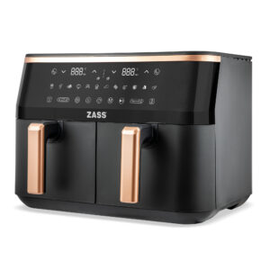 Friteuza dubla cu aer cald ZASS ZAF 21 Rose Gold – imaginea 2