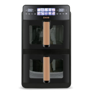 Friteuza dubla cu aer cald ZASS ZAF 23 Rose Gold – imaginea 2