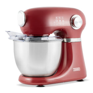Mixer Planetar ZASS ZPSM 15 Eternate,1000W,Bol inox 5l,12 viteze,functie Pulse,accesorii incluse,culoare Scarlet Sage