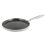 Tigaie profesionala pentru clatite din inox cu acoperire ceramica ZASS ZG-SSFP 01-26