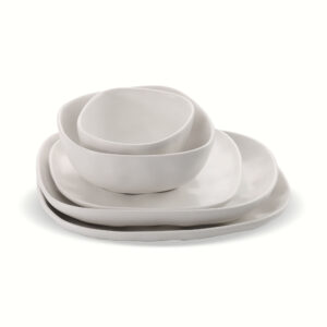 Set vesela din portelan ZASS ZG-DS 06 Alb – imaginea 2