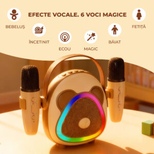 Boxa Portabila Karaoke cu Bluetooth pentru copii – imaginea 2