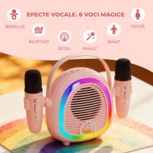 Boxa Portabila Karaoke cu Bluetooth pentru copii – imaginea 2