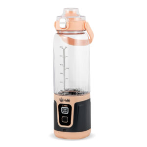 Blender portabil ZASS Healthy Line ZPB 30, 130w, capacitate 750ml, 2 cutite din otel inoxidabil cu 10 lame fiecare, port de incarcare type-C, buton start/stop cu indicator LED