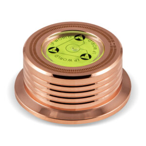 Stabilizator cu nivela pentru discuri de vinil, Electromures EM A030, material : aliaj de aluminiu